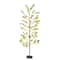 6ft. Pre-Lit Twig Artificial Christmas Tree, White LED Twinkle Lights